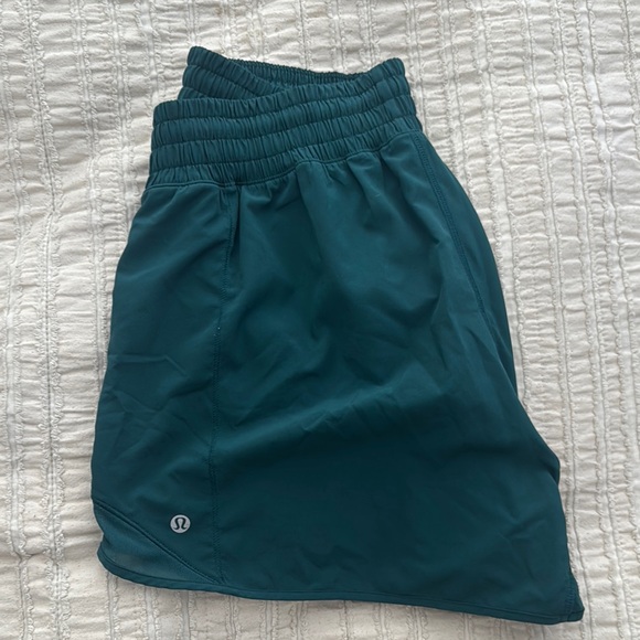 Lululemon Teal Shorts - Picture 1 of 3